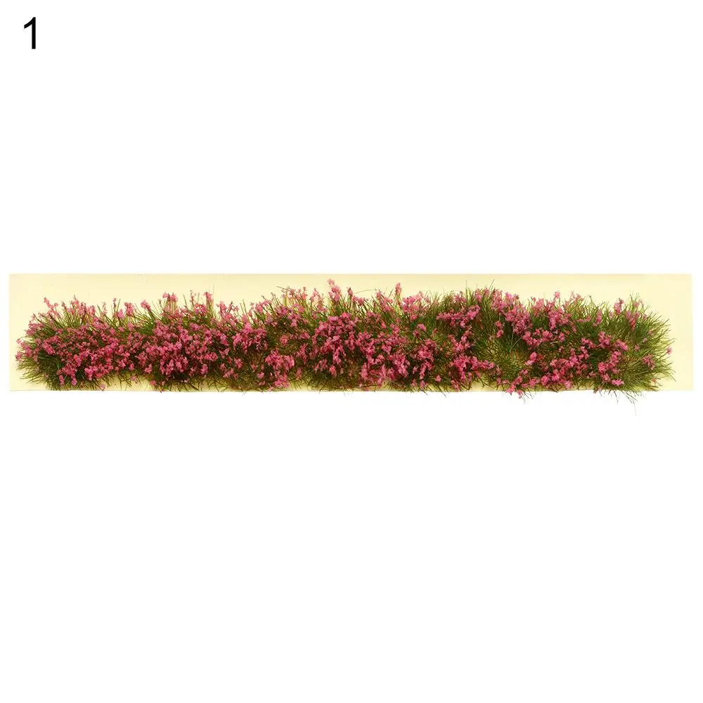 Durable Sand Table Building Layout Miniature Garden Decor Landscape Wargame Grass Tufts Flower Cluster
