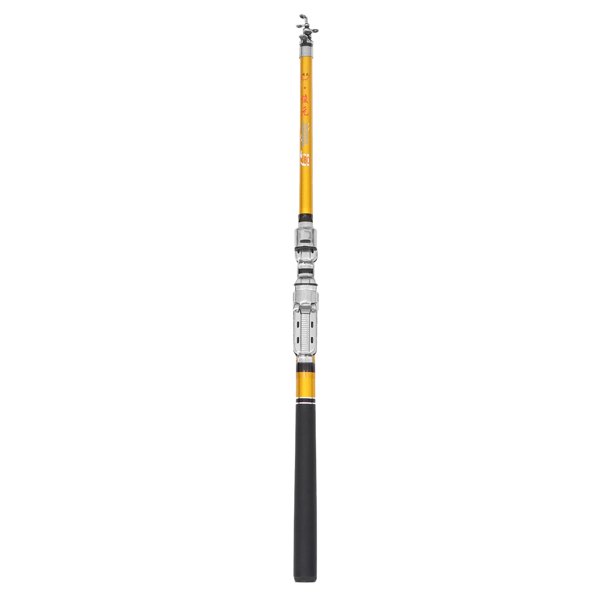 

1pc Telescopic Rod Lightweight Foldable Retractable Portable Rock Tail Fishing Pole Ceramic Guide Metal Sturdy Comfortable Grip
