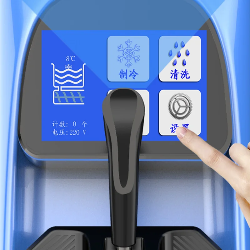 

Новинка 2023 года, коммерческая машина для мороженого с одним вкусом, коммерческая машина для мороженого с мягким портом, сделайте с ЖК-панелью