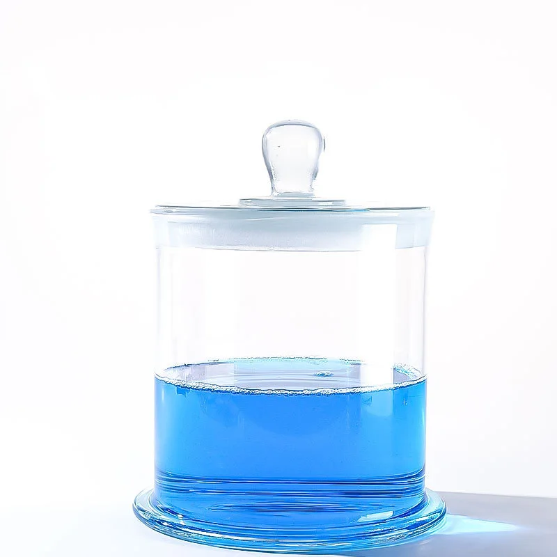 High Borosilicate Glass Specimen Bottle 45mm – Thickened Wide-Mouth Design for Secure Sample Storage & Display JVLAB