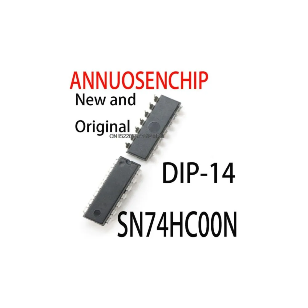 100PCS New and Original  DIP14 SN74HC00 DIP 74HC00   SN74HC00N