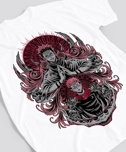 T-shirt for Anime Jujutsu Kaisen: Sukuna X Itadori