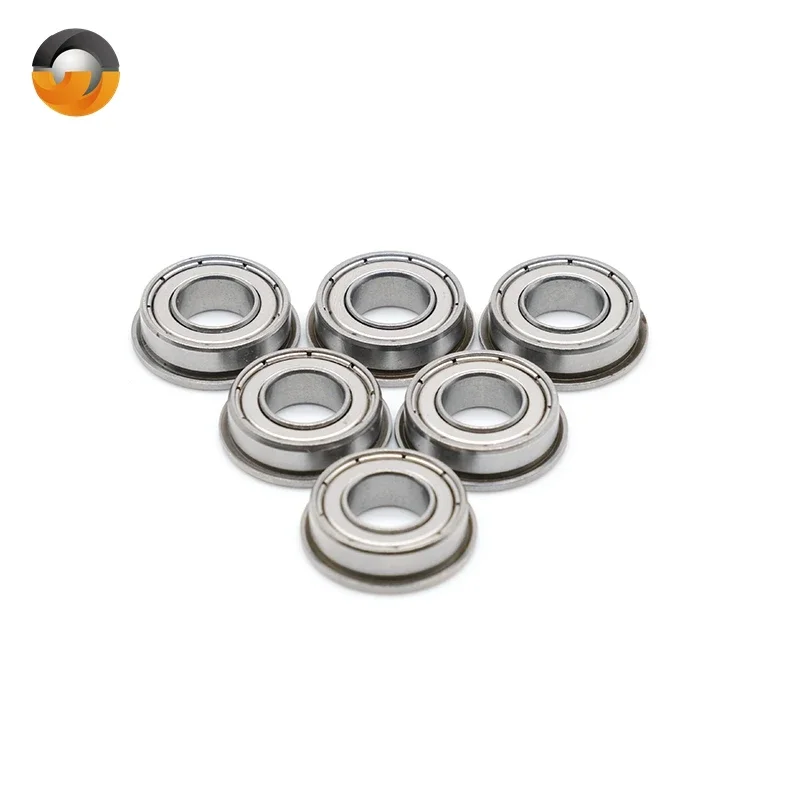 F698ZZ  8*19*6 mm Flanged Bearing ABEC-7 (10PCS)F698Z Ball Bearings F698 ZZ F619/8ZZ