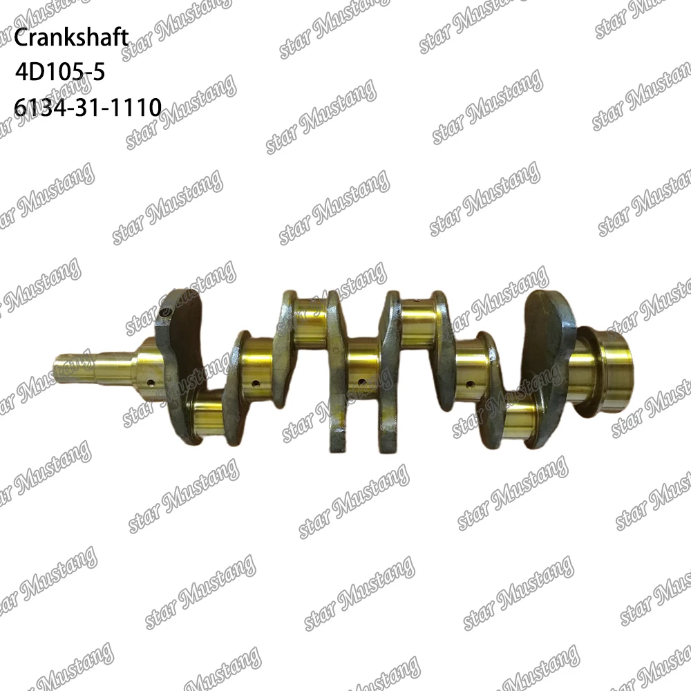 4D105-5 Crankshaft 6134-31-1110 6136-32-1110 Suitable For Komatsu Engine Parts