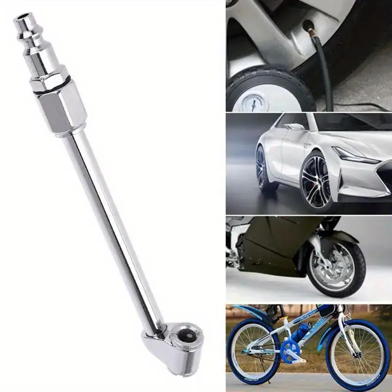2pcs RV Air Chuck Heavy Duty Dual Head Tire Chuck Quick Connect for Inflator Gauge Compressor Accessories Car Truck Bicycle