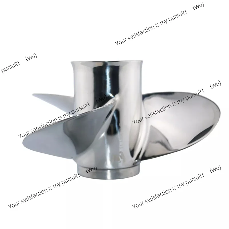 For Yamaha Engines 25-60 HP-13 Spline Tooth-Fit 663-45943-01-ELStainless Steel Marine Outboard Propeller 3 Blades-11 X 15