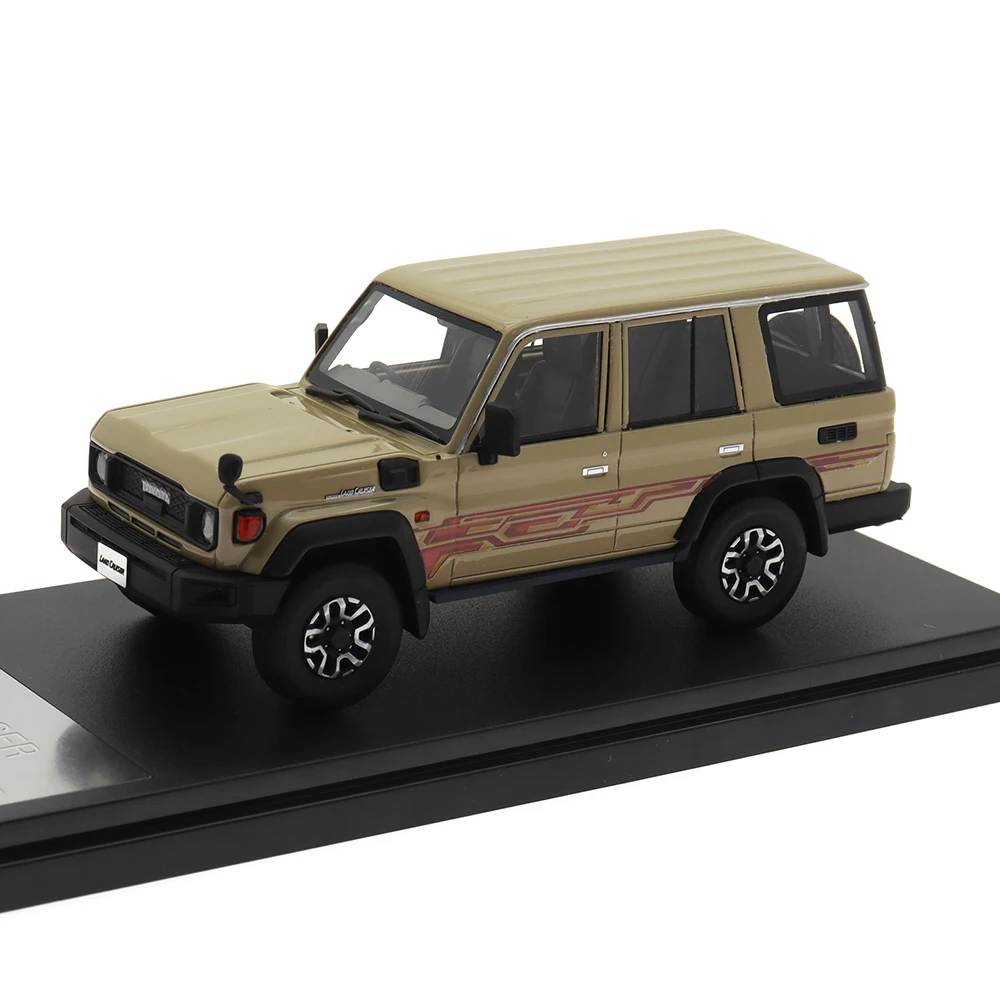 Hi-story Brand Model Car 1/43 TOYOTA LAND CRUISER【70 AX（2023）】Resin Car Toy Vehicles Metal Model Car Decoration Kids Gift