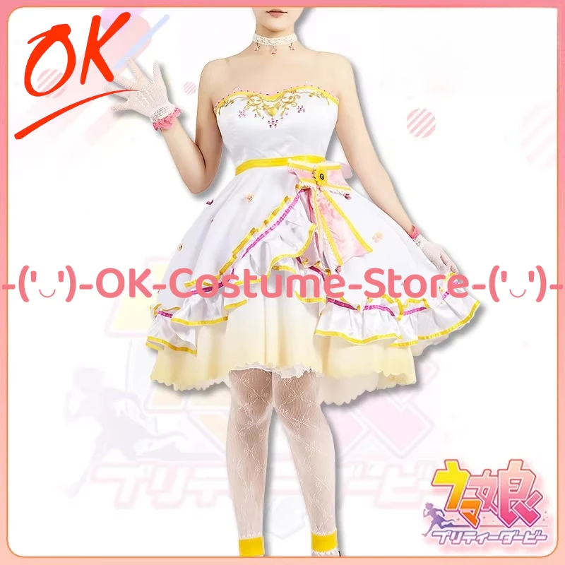 

[Customized Size] Uma Musume Pretty Derby Mayano Top Gun Cosplay Costume Bride Dress Anime Game Outfit Carnival Party Uniform