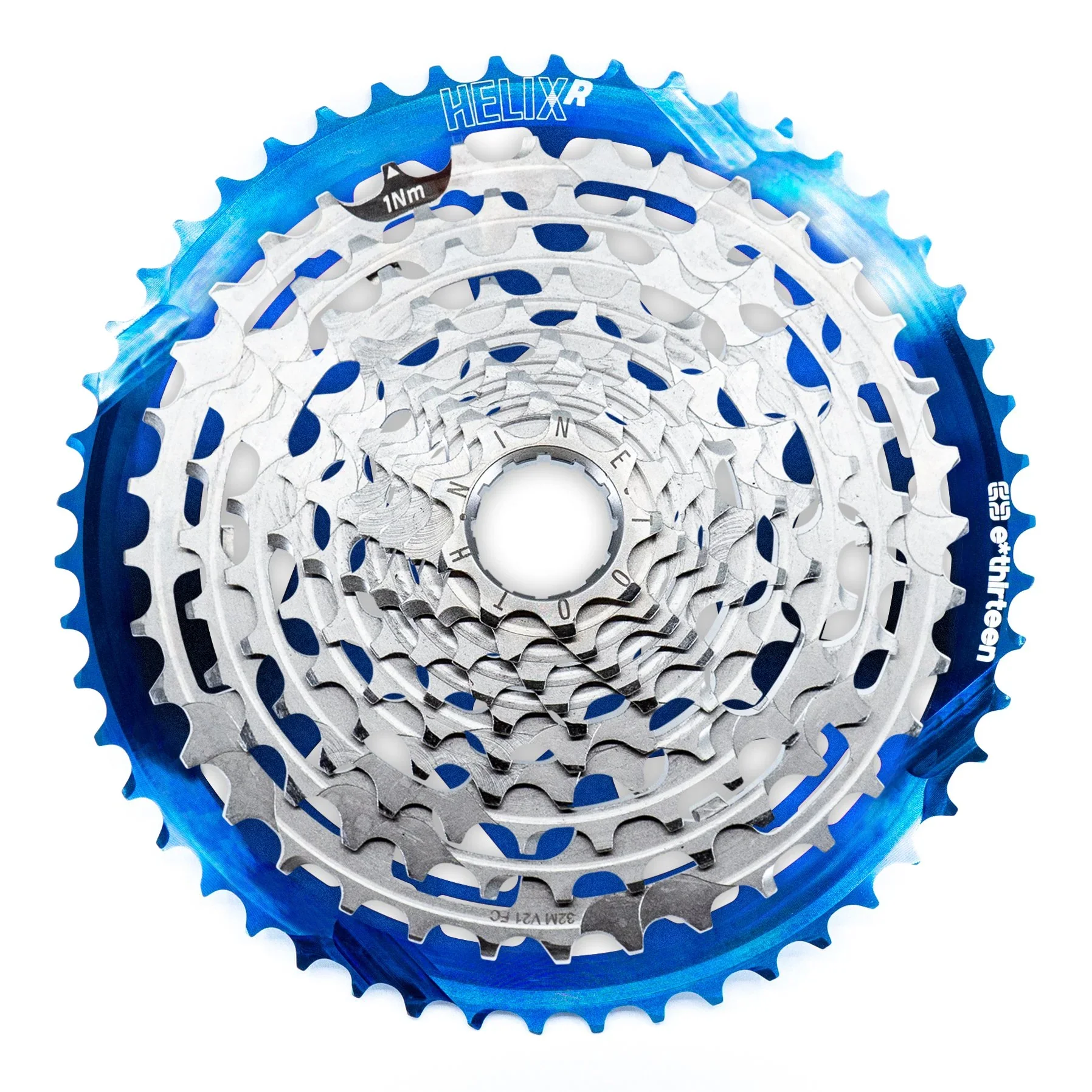 ethirteen Helix Race 11-Speed 9-46T Cassette 11-speed, 511% Range, 370-Grams 1 aluminum cogs, 10 steel cogs