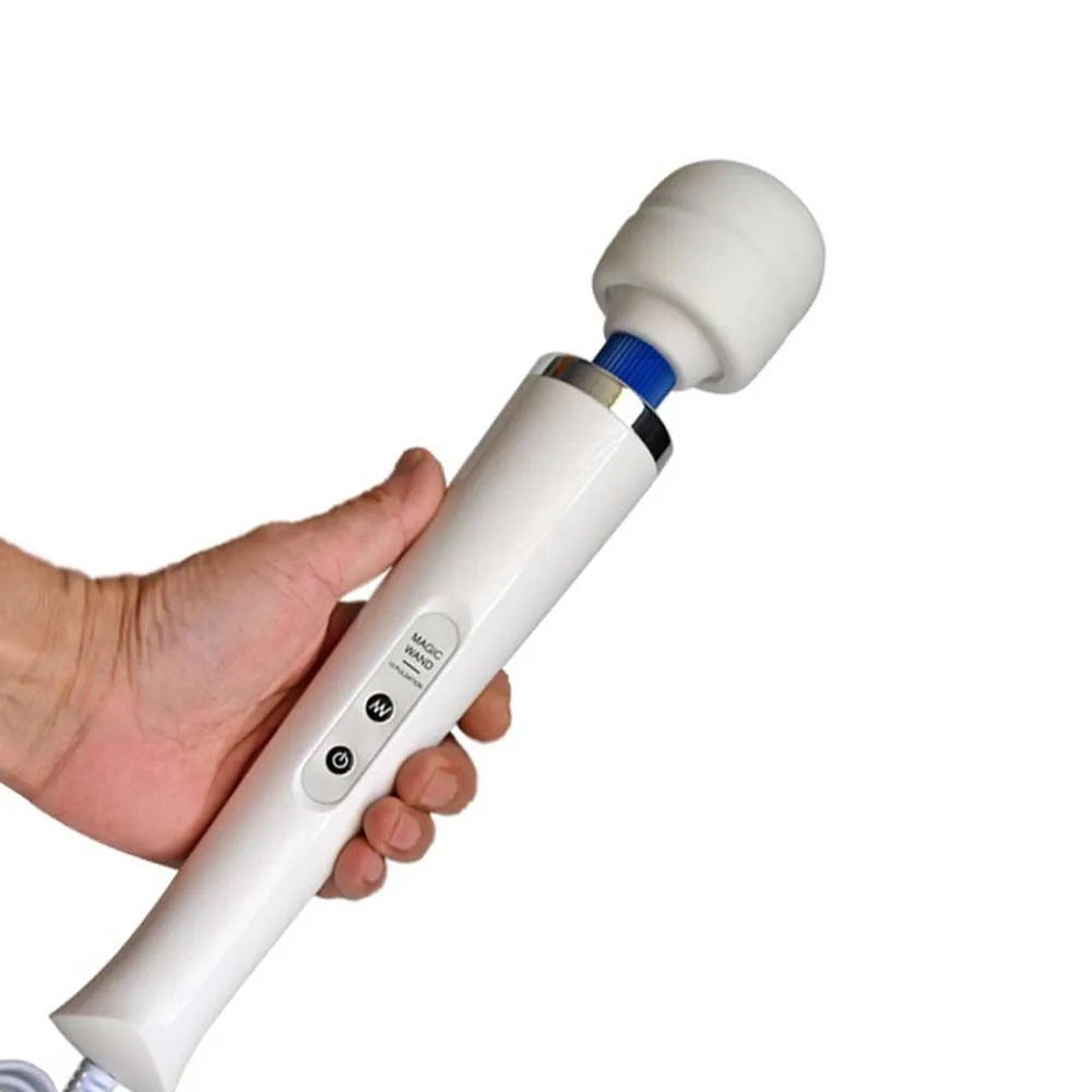 Vibrating Massage EU Plug White/Black/Pink/Purple10 Speed Magic Wand Massager Foot Head