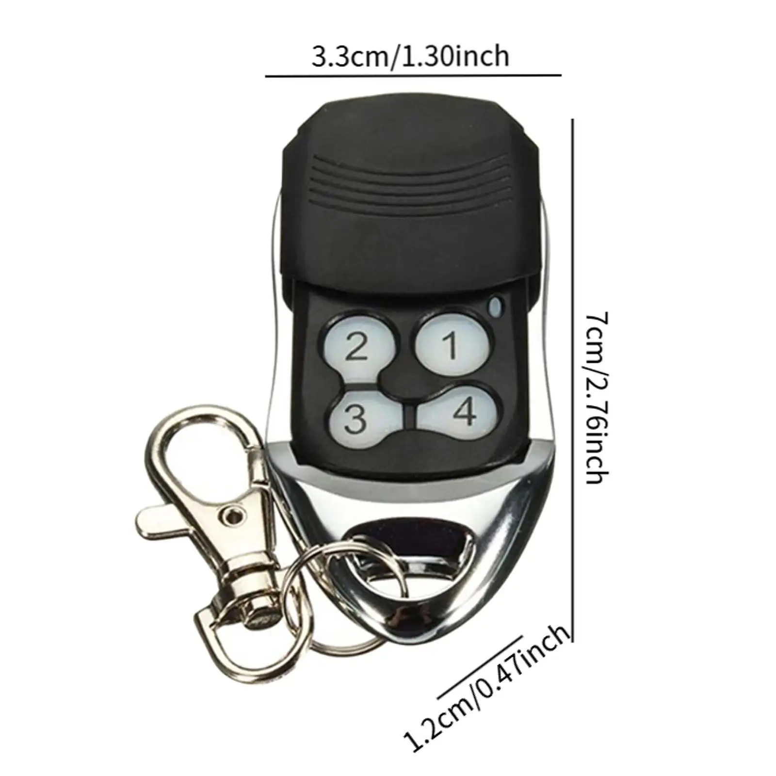 Télécommande de porte de Garage de remplacement pratique pour Bravo4 VIP4 VIP4R