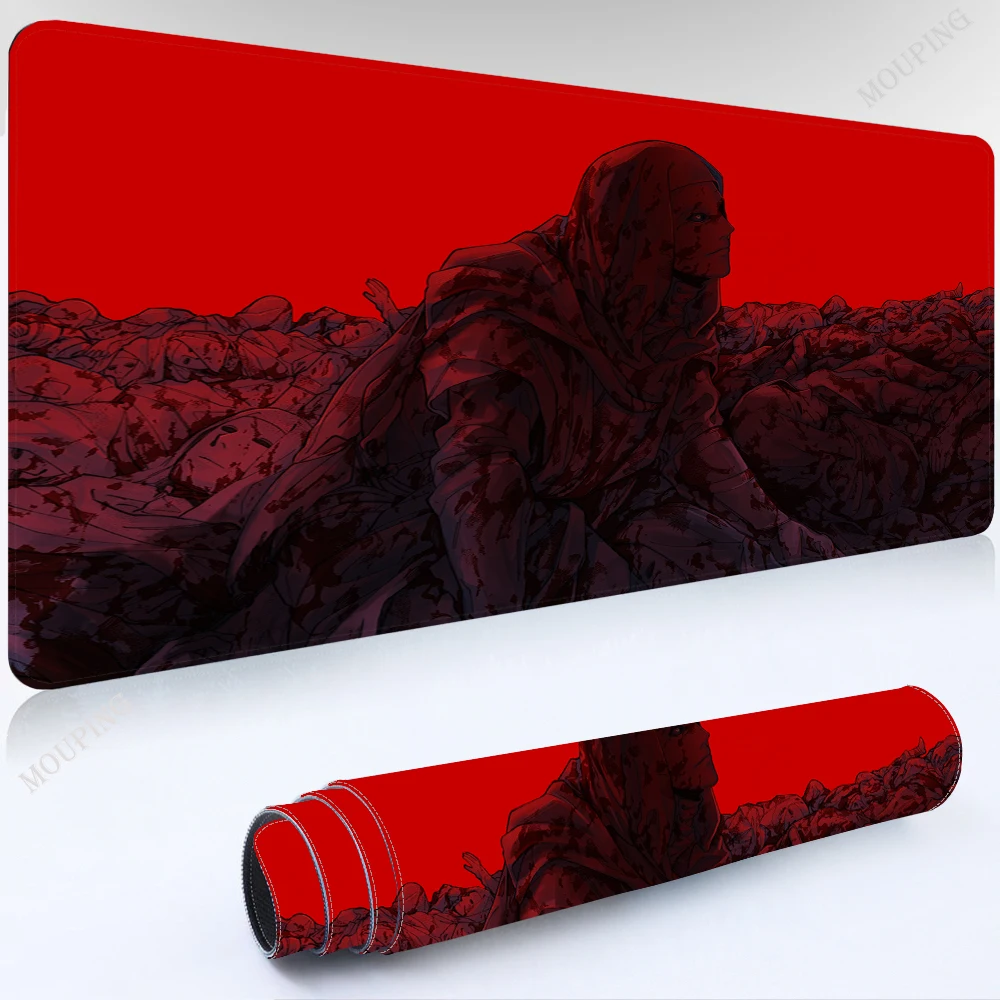 Mausepad Red Table Mouse Gamer Accessories Pad on The Table Laptop Anime Mouse Mats Kawaii Gaming Laptop Office Rug Desk Mat