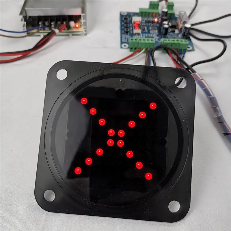 DTEN-Universal DC12V LED Indicator Light Board Round Red/Green Signal Light For Tripod Turnstiles Multiple Styles