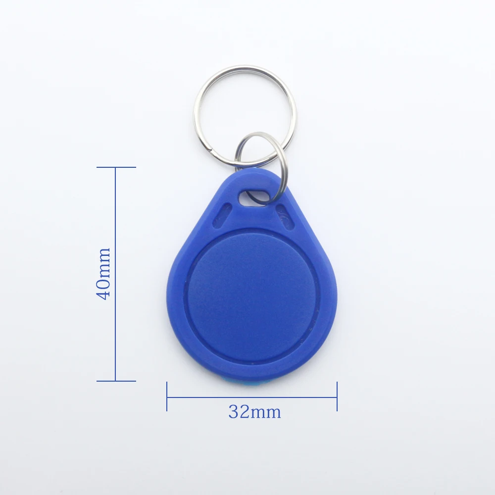 10 sztuk IC 13.56mhz klucz kontroli dostępu RFID tag tylko do odczytu M1 karta zbliżeniowa karta użytkownika ABS wodoodporna