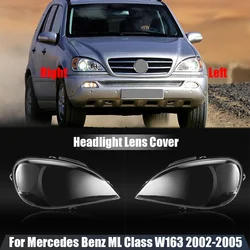 For Mercedes Benz ML Class W163 2002 2003 2004 2005 Headlight Cover Lamp Shade Headlights Shell Lampshade Headlamp Housing Lens