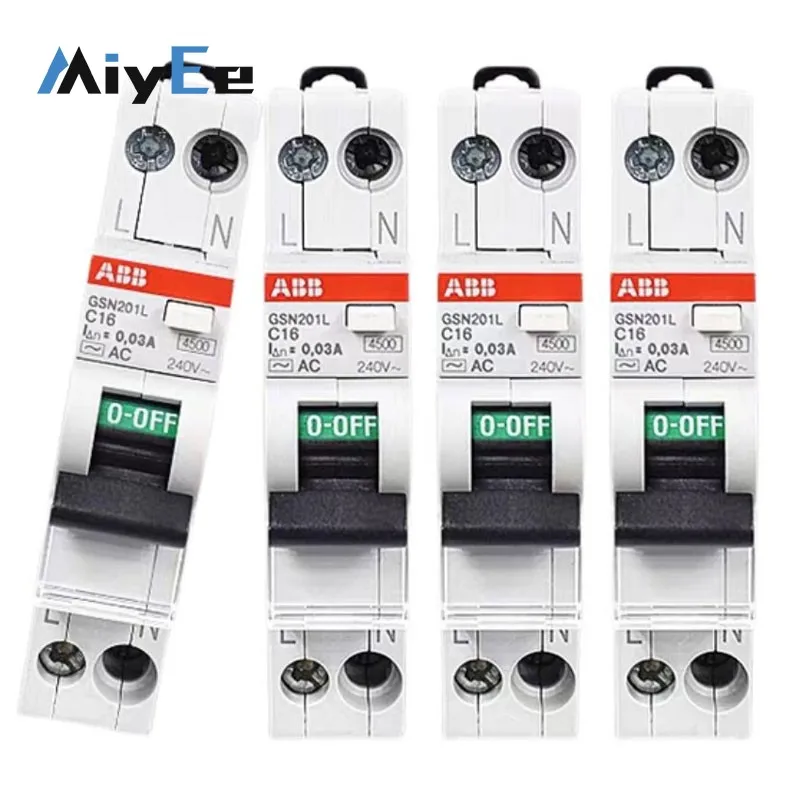 GSN201L Series 6A 1P+N Leakage Protector AC Circuit Breaker for Short Circuit/Overload Protection