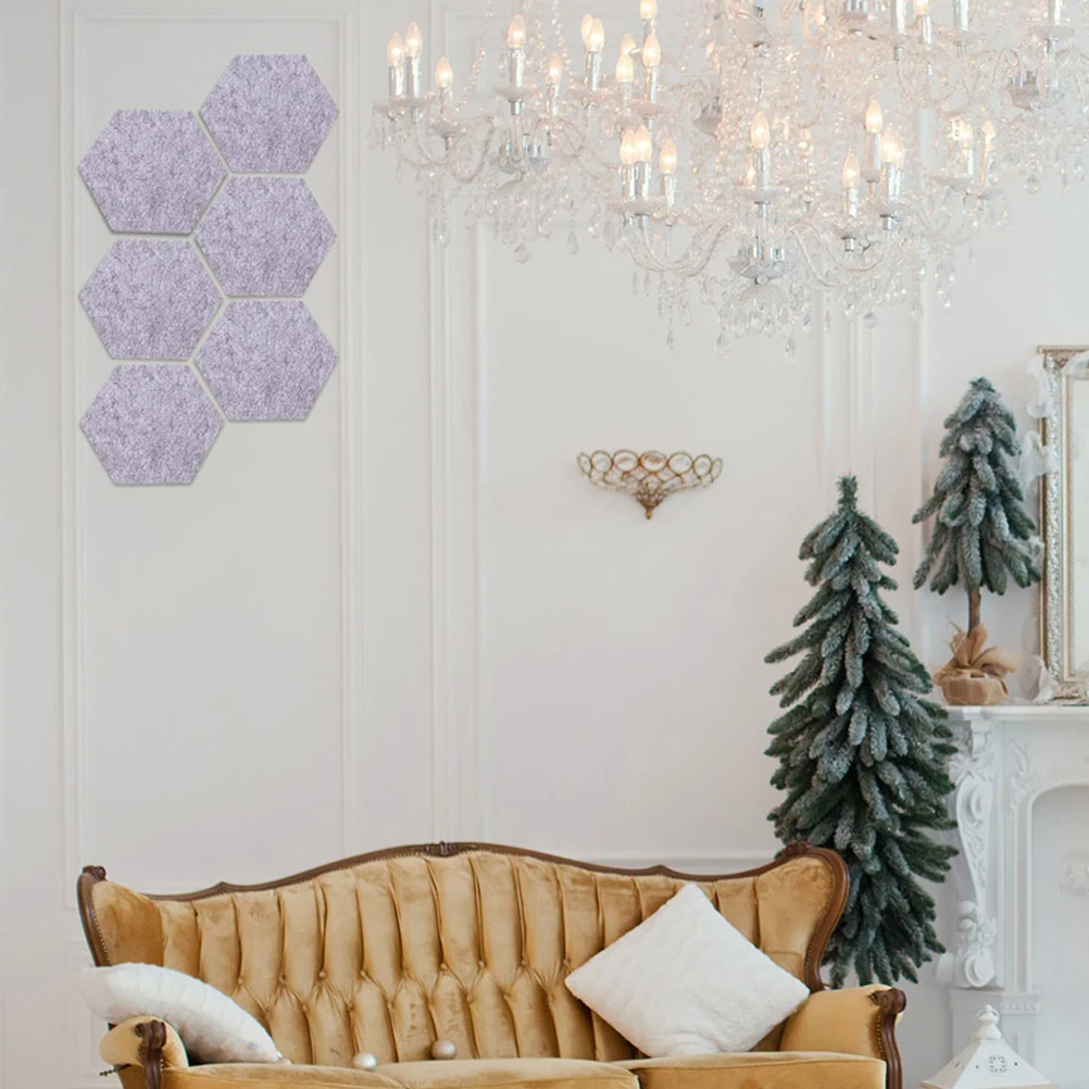 

10pcs Soundproof Felt Decorative Panels Wall Stickers For Office Home School Bulletin Display Message Board Creative Felt Board