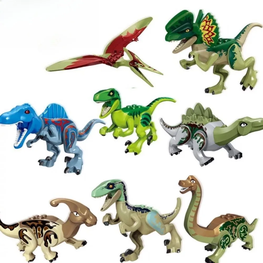 

Jurassic Series Dinosaur World Park Mini Dinosaur Theme Block Model Toys And Mobile Parts Birthday And Christmas Party Supplies