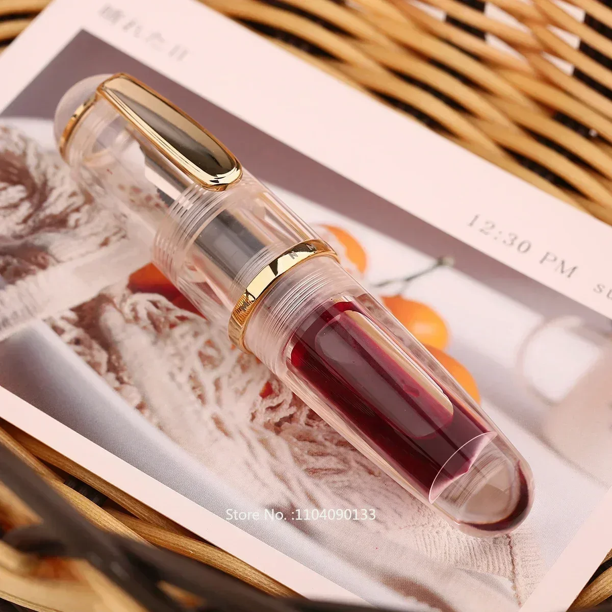 hot-majohn-q1-mini-acrylic-fountain-pen-transparent-portable-ink-pen-iridium-ef-f-nib-palm-short-writing-set-for-travel