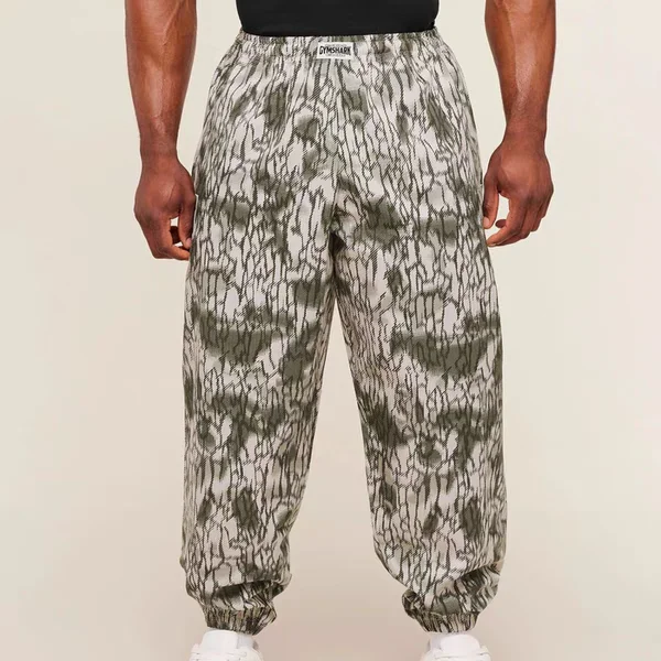 Men's Casual Sports Pants Summer New Style Cuffed Outdoor Running Training Trousers Muscle Fitness Breathable Cotton Blend