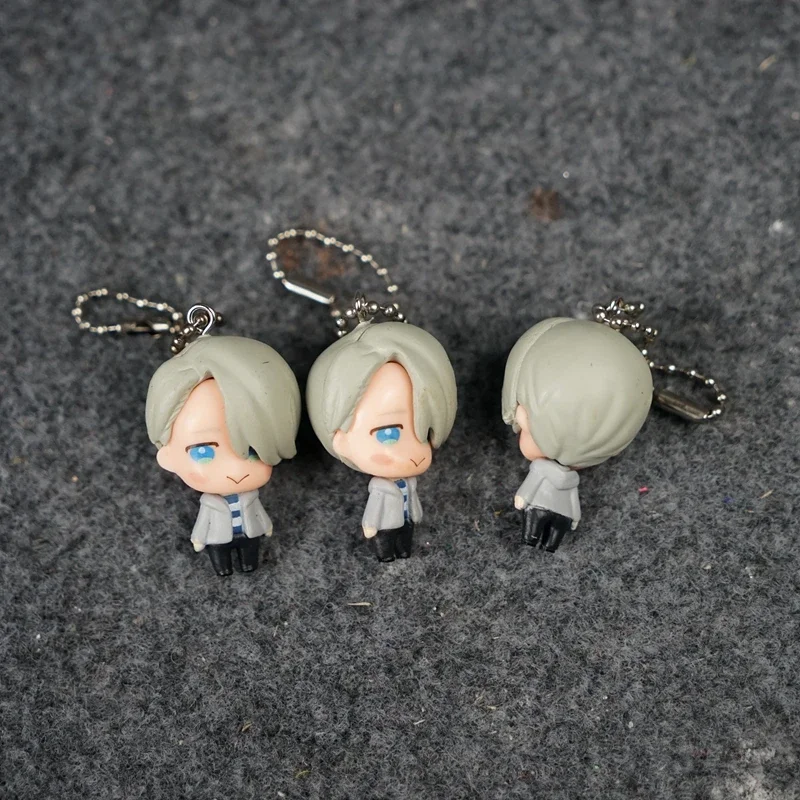 Anime YURI on ICE Doll Pendants Bag Keychains Cute Cartoon Figure Victor Nikiforov Capsule Toy Gifts