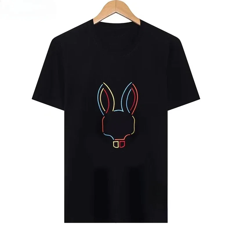 Summer Casual Psycho Rabbit Printed T Shirt Mens Womens Design Multi Style Men Shirt Fashion Tshirt Couple Short Sleeve Man Top