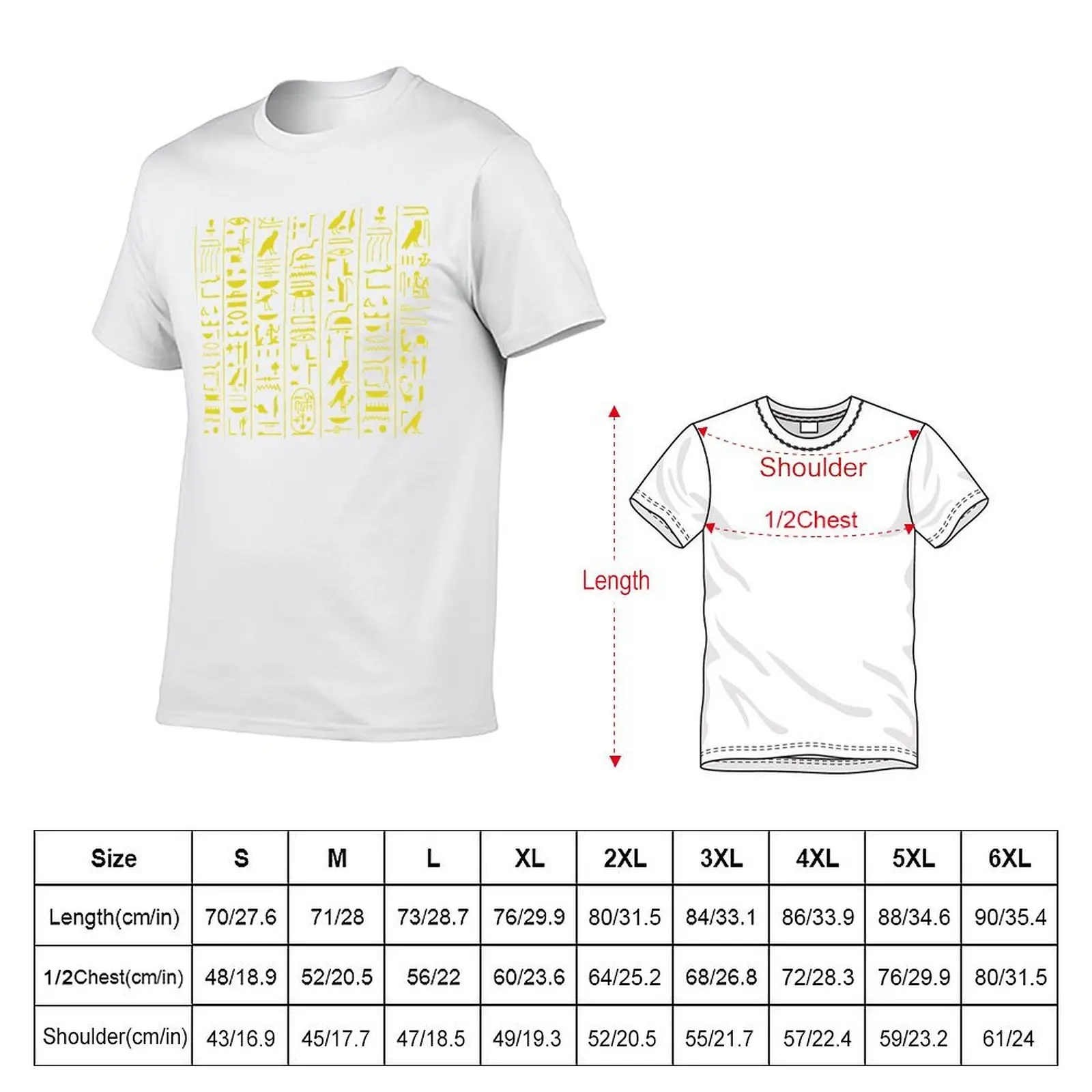Egyptian hieroglyphs T-Shirt cheap stuff shirts graphic tees shirts men