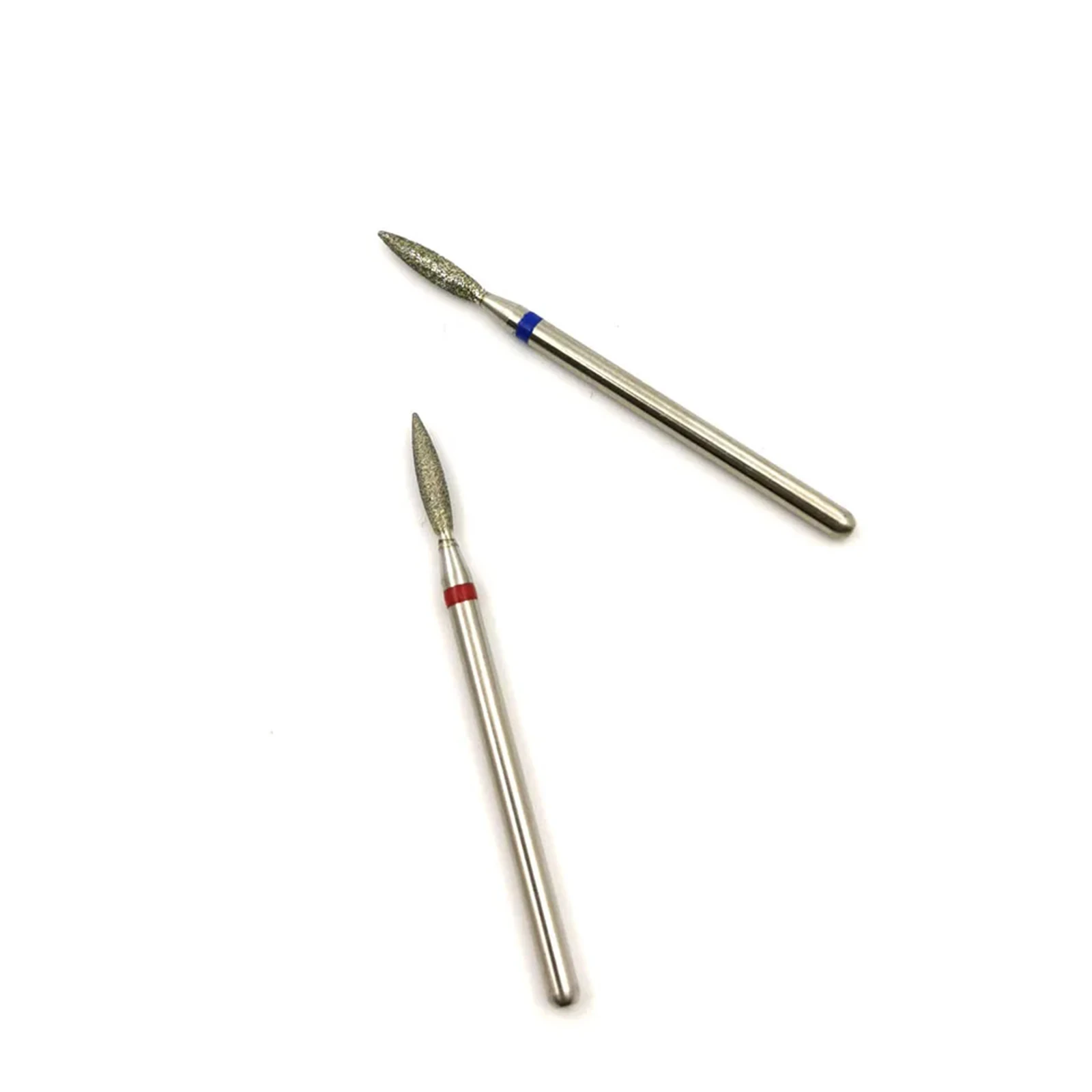 Brocas de diamante fino para unhas, formato de cone, moinhos russos, cutícula, rebarbas limpas, brocas elétricas para manicure, acessórios para unhas
