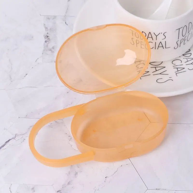 مصاصة الحلمة صندوق تخزين الطفل المهديء حامل الحاويات مصاصة صندوق الدمية L8RB #3