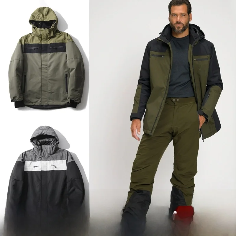 

Rare Find! Ultrasonic Cotton Jaet! High-End Outdoor Autumn Winter Snow Skiing Windproof Men's Outerwear Faion Urban Sle