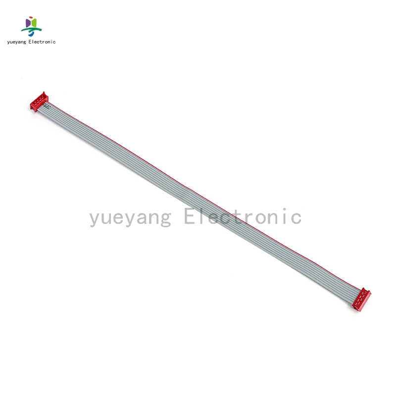 Micro Match lengeh 100mm2.54mm IDC  Connector 4P 6P 8P 10P 12P 14P 16P Cable Assembly Flat Ribbon Cable Wiring Wire to Board