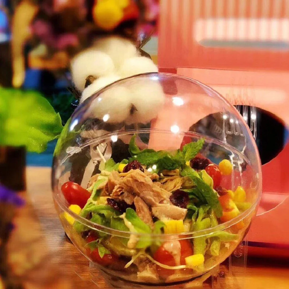 Transparente runde Kugeln, DIY-Plastikkugeln, Größe von 10-20 cm, kugelförmige Heimdekoration, befüllbare klare Kugel, Geschenkbox – Detail 8
