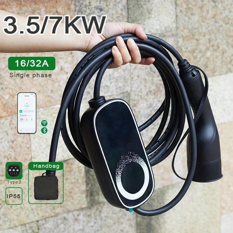 3.5 kW Type 2 Portable Type 1 GBT Electric Car Charger Car Fast Charging
