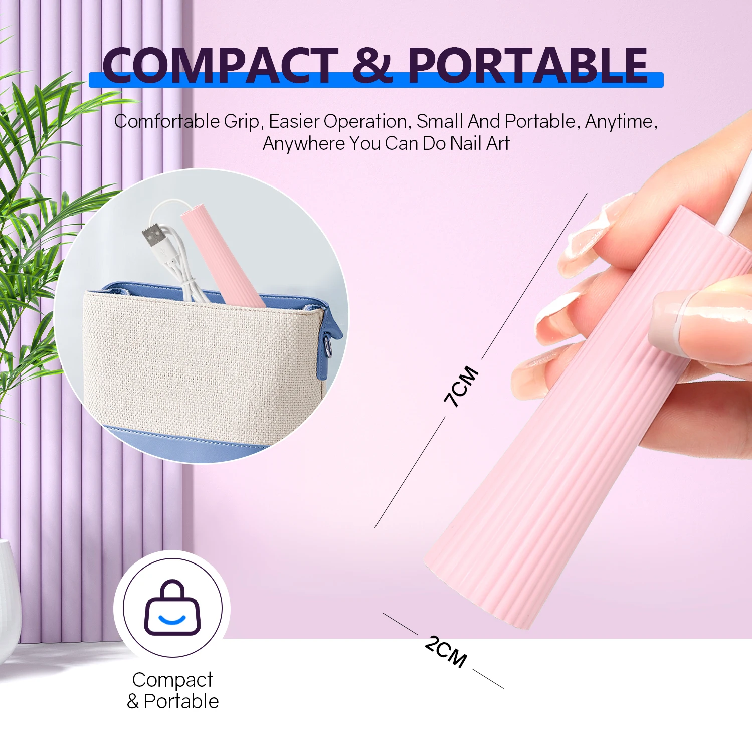 يده الأشعة فوق البنفسجية LED مسمار تجفيف مصباح المهنية مجفف الأظافر ضوء ل هلام الأظافر علاج سريع هلام البولندية مصباح استخدام صالون المنزل