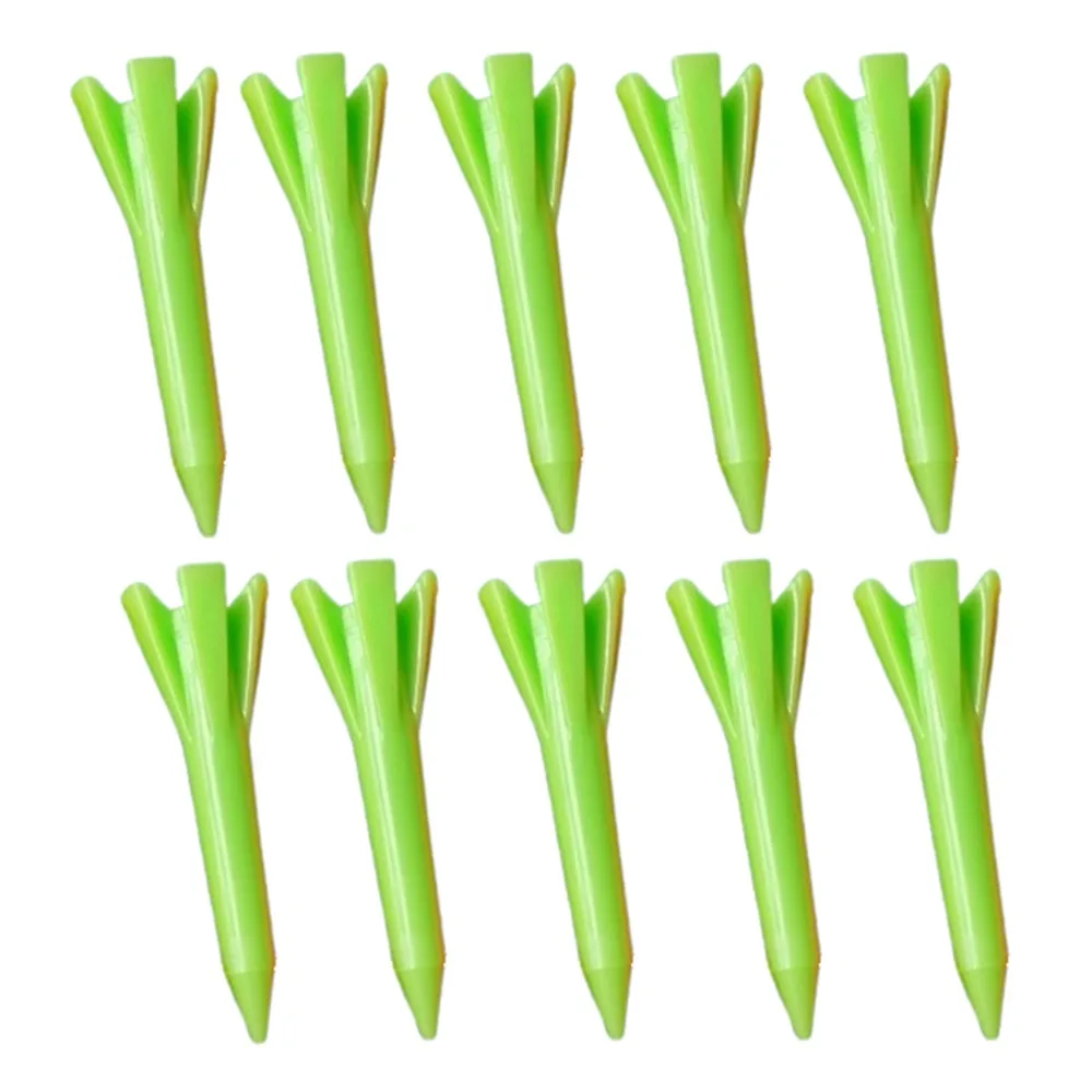 

100Pcs Durable 38mm Golf Tee Set Improved Durability Reduced Friction Golf Ball Holder Plastic 5 Prongs Head Golf Seats Sport