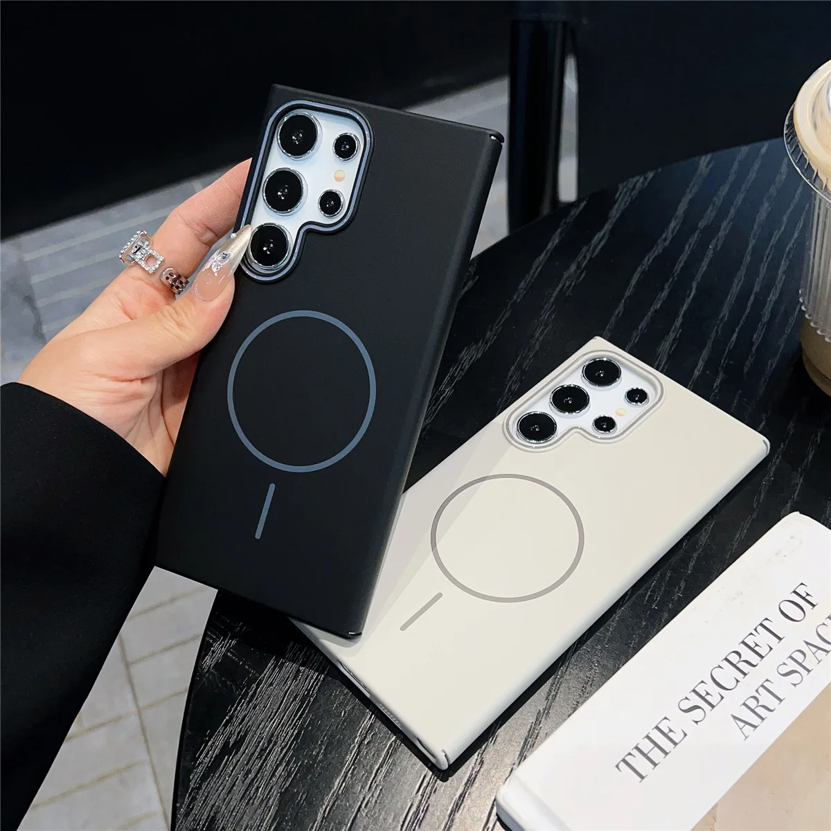 

case for Samsung S26 S25 S24 S23 S22 S21 S20 plus ultra magnetic protective case full coverage Wireless Charging tough shell