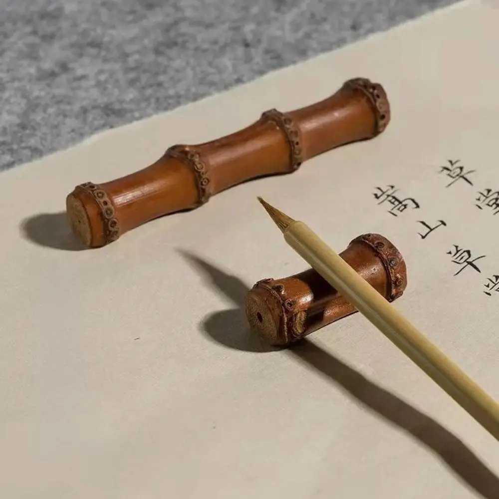 Writing Natural Bamboo Pen Rest Painting Teahouse Calligraphy Brush Holder Restaurant Chopstick Kitchen Tableware