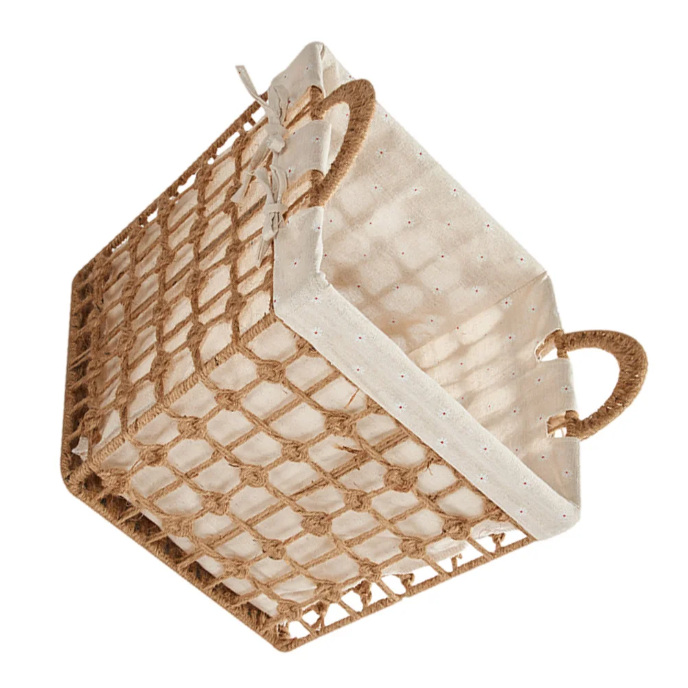 

Woven Laundry Basket Foldable Dirty Clothes Hamper Storage Container Large Capacity Environmental Protection Safe Kids