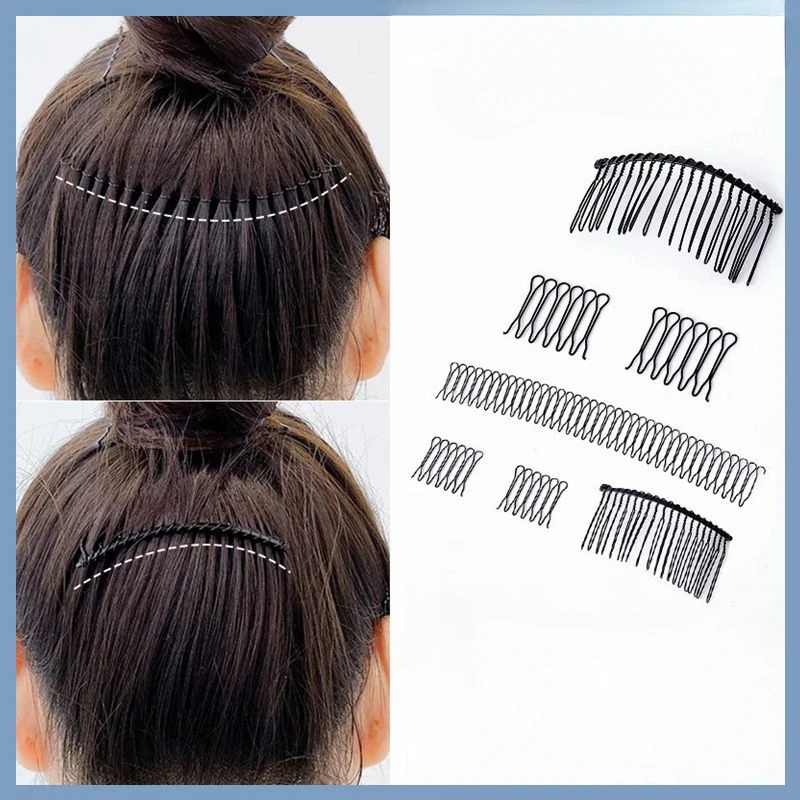 Onzichtbare Gebroken Haar Haarspeld Professionele Styling Accessoires Volwassen Tiara Gereedschap Roll Curve Naald Pony Vaste Insert Kam Vrouwen