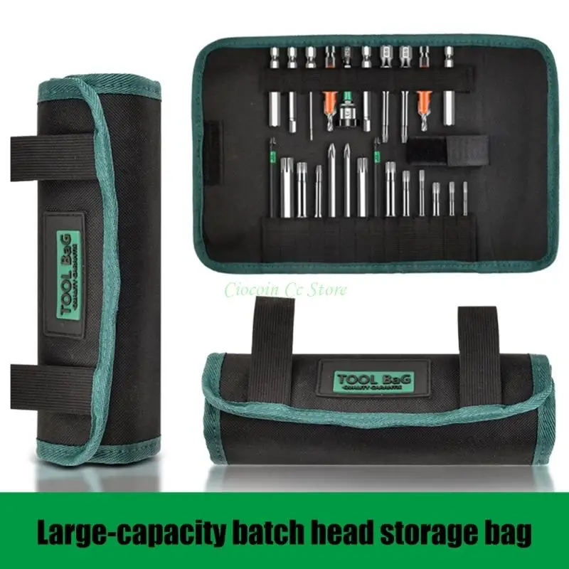 

X90F Промышленная прочная холщовая сумка для инструментов, свернутая сумка-органайзеры для мастерских, 20 + 1 отделение