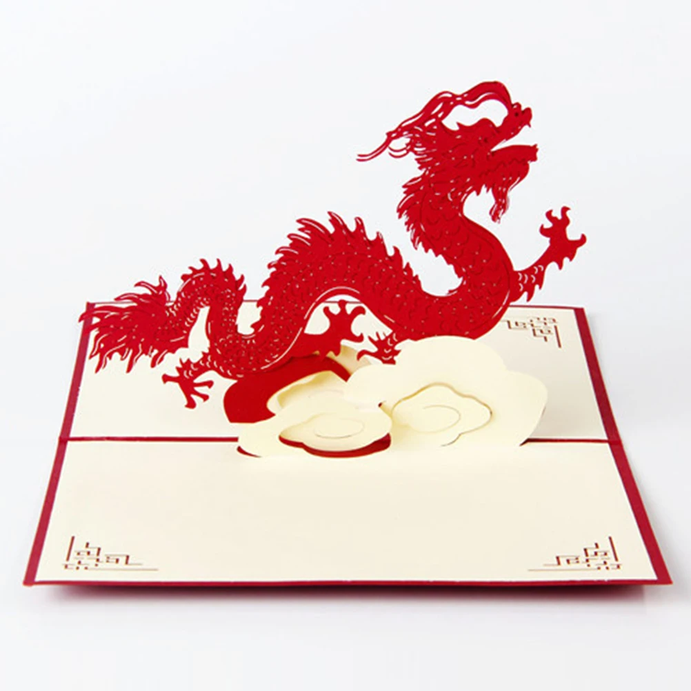 

2pcs Children's Handmade Greeting Cards 3D Paper Craft EcoFriendly Printing Blank Space for Words Perfect Christmas Gift