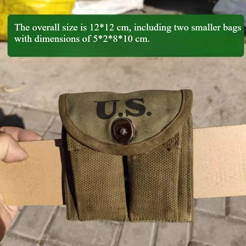 1943 M1 Haversack Accessory Bag Pouch Vintage Item with Imperfections Please do Not Purchase If You Mind Such Flaws