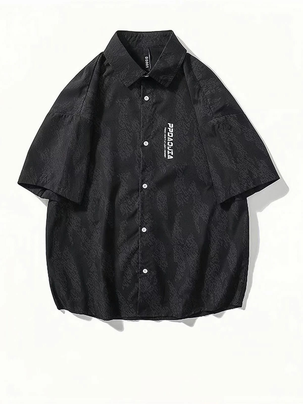 Cool Sensation Casual Short Sleeve Men's Shirt Summer Thin American Trendy Loose Half Sleeve Clothing Men's Shirt Jacket