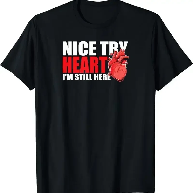 New Funny Open Heart Surgery Bypass Attack Survivor T Shirt S 5Xl