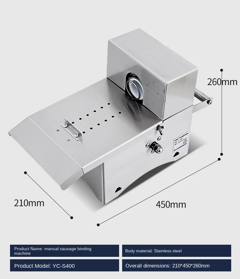 Бытовая коммерческая машина для производства колбас, динамическая машина для обвязки хот-догов, автоматическая обвязочная машина