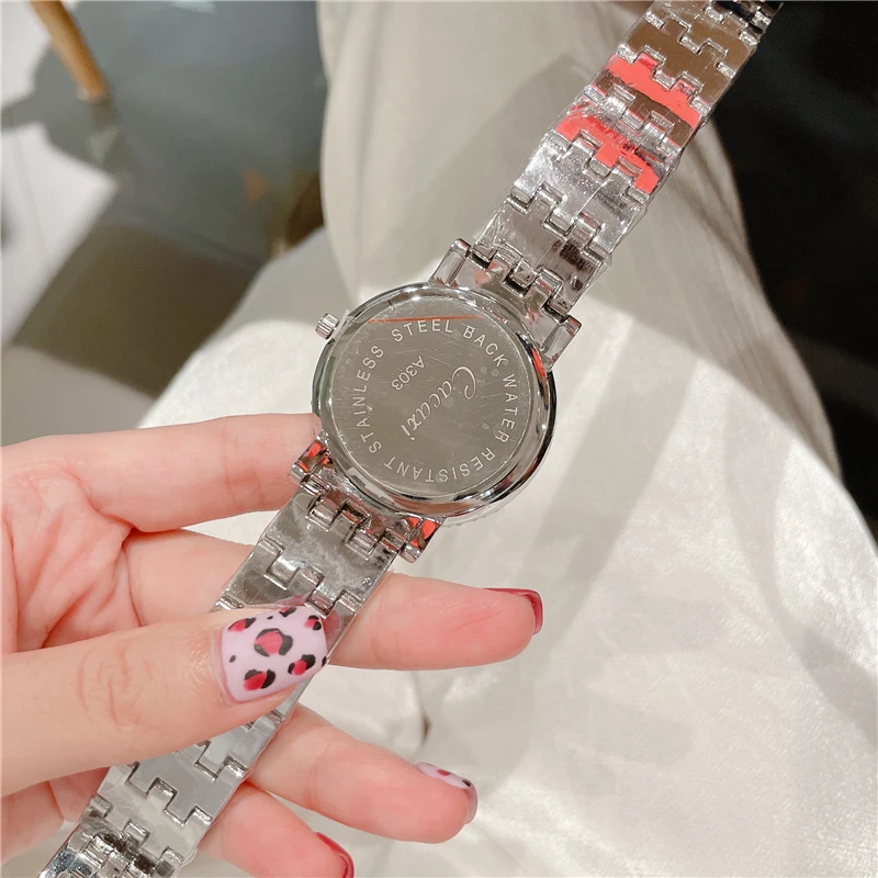 Women\'s Watches Fashion Bling Casual Ladies Clock Female Quartz Gold Watch Crystal Diamond For Woman montre femme A303