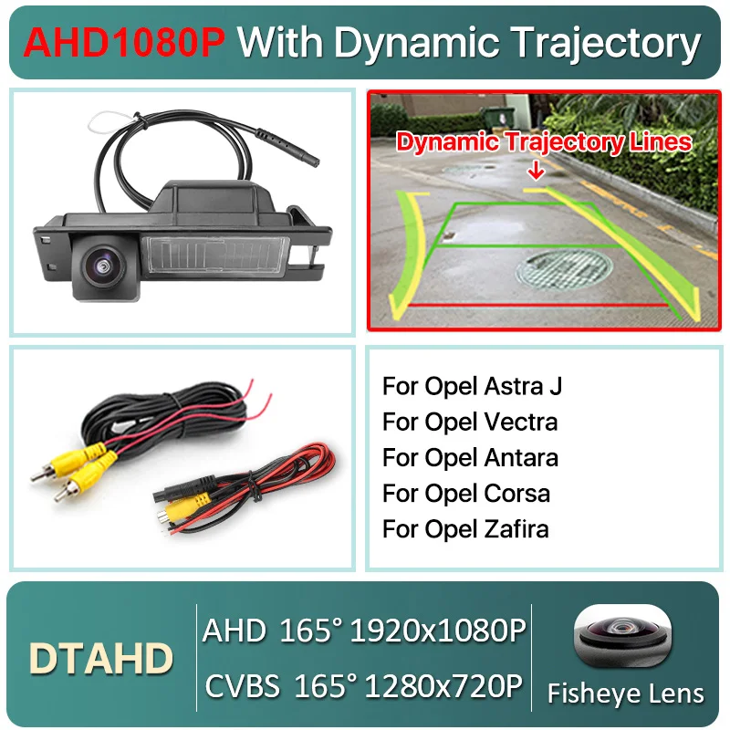 Telecamera Posteriore Misayaee Con Luce Targa Per Opel Astra, Zafira, Corsa, Vectra, Insignia E Alfa Romeo 156/159/166/147/Brera - 3