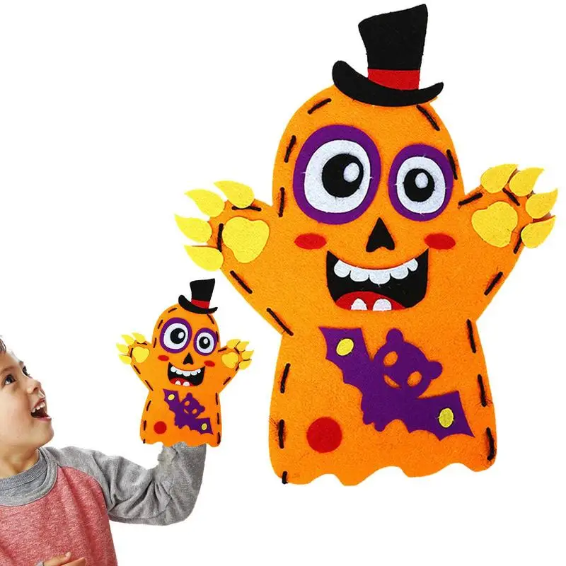 Halloween Hand Puppet Craft Hand Story Puppet Creative Educational Toy Hand Story Puppet Halloween Puppet Props Kids