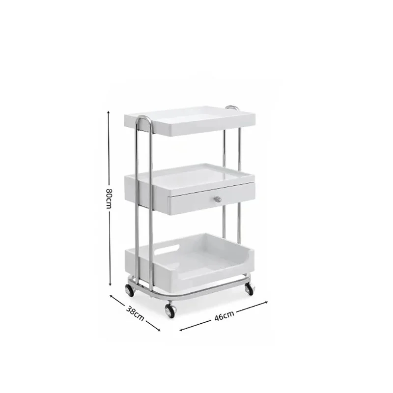 Organizer Rotating Salon Trolley Moving Nordic Unique Storage Trolley Cart Luxury Tool Carritos Organizadores Salon Furniture