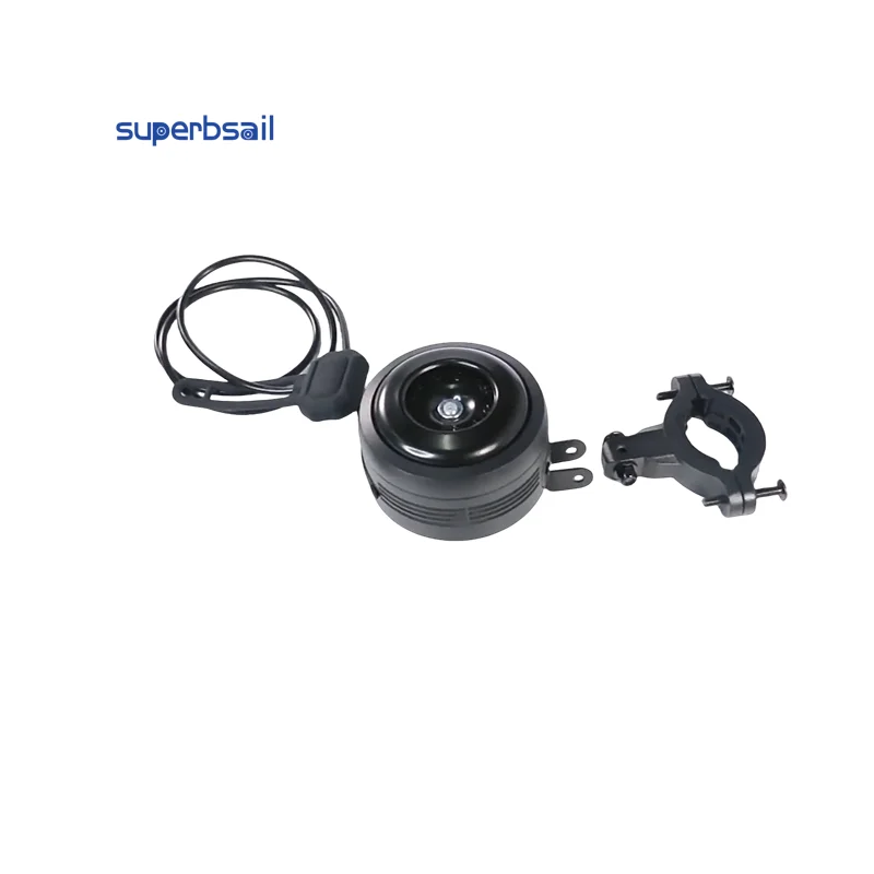 

Superbsail 125DB USB Bicycle Bell Electronic Horn and Remote Control Anti-theft Alarm for Bike Scooter Cycling Part